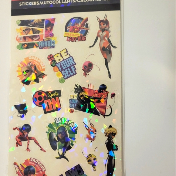 Miraculous Ladybug Stickers Set 4 Sheets - Picture 4 of 5